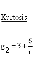 Statistical Distributions - Gamma Distribution - Kurtosis