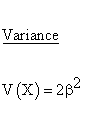 Statistical Distributions - Laplace Distribution - Variance