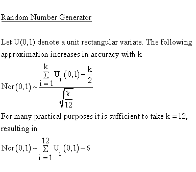 Statistical Distributions - Normal Distribution - Random Number Generator