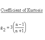 Statistical Distributions - r Distribution - Kurtosis