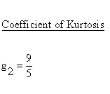 Statistical Distributions - Rectangular (Uniform) Distribution - Kurtosis