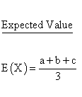 Triangular Distribution - Expected Value