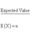 Statistical Distributions - Chi Square 1 Distribution - Expected Value