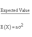 Chi Square 2 Distribution - Expected Value