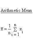 Descriptive Statistics - Descriptive Statistics - Central Tendency - Arithmetic Mean