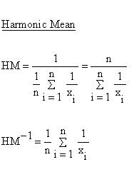 Descriptive Statistics - Descriptive Statistics - Central Tendency - Harmonic Mean