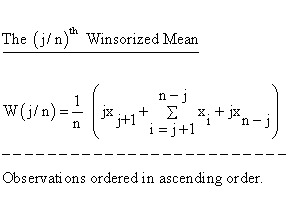 Descriptive Statistics - Central Tendency - Winsorized Mean