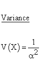 Statistical Distributions - Exponential Distribution - Variance