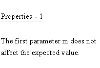 Statistical Distributions - Fisher F-Distribution - Properties 1