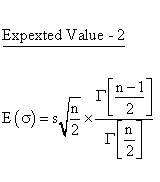 Inverted Gamma Distribution - Expected Value