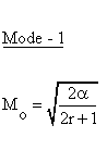 Statistical Distributions - Inverted Gamma Distribution - Mode 1