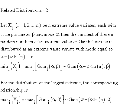 Continuous Distributions - Gumbel Distribution - Related Distributions 2
- Gumbel Distribution versus Sum of Gumbel Distributions