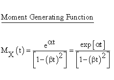 Continuous Distributions - Laplace Distribution - Moment Generating
Function