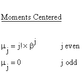 Statistical Distributions - Laplace Distribution - Centered Descriptive Statistics - Moments