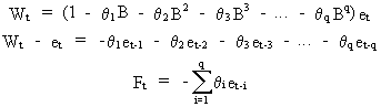 MA(q) process