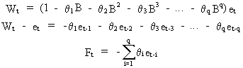 MA(q) process