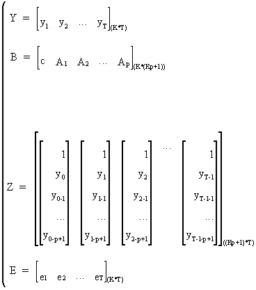 Multiple Time Series Estimation