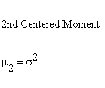 Continuous Distributions - Normal Distribution - Second Centered Moment
