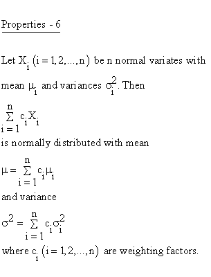 Statistical Distributions - Normal Distribution - Properties 6 - Sum ofNormal Distributions