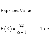 Pareto Distribution - Expected Value