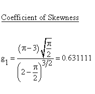 Statistical Distributions - Rayleigh Distribution - Skewness