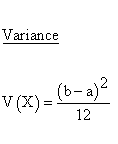 Statistical Distributions - Rectangular (Uniform) Distribution - Variance