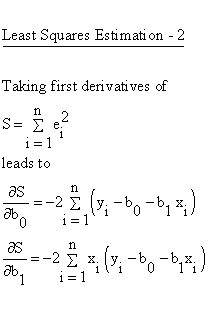 Descriptive Statistics - Simple Linear Regression - Least Squares Estimation - Least SquaresEstimation 2