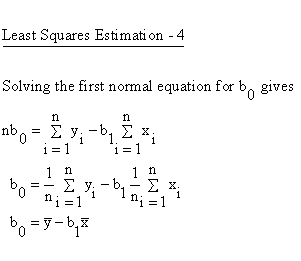 Descriptive Statistics - Simple Linear Regression - Least Squares Estimation - Least SquaresEstimation 4