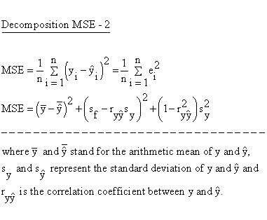 Descriptive Statistics - Simple Linear Regression - Model Performance - Decomp. MSE 2