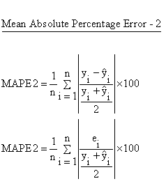Descriptive Statistics - Simple Linear Regression - Model Performance - Mean Absolute PercentageError - 2